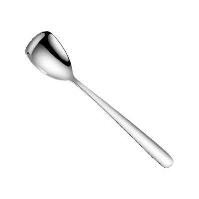 China Viable Best Smooth Easy Clean Stainless Steel Spoon For Kitchen for sale