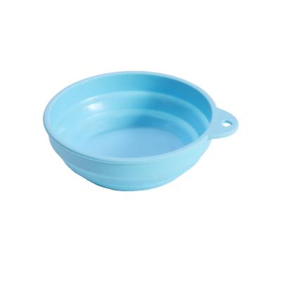 China Viable new popular portable Amazon dog bowl, creative silicone collapsible pet bowl for pet travel for sale