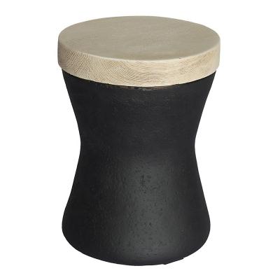 China Foshan GRC Modern Drum Stools Flower Stand with Different Color for Hotel and Home Decoration Wholesale Hotel Retail Stool for sale