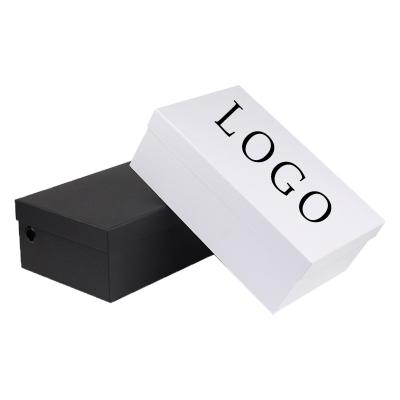 China Recycled materials cajas envio cardboard custom luxury shoe boxes with logo packaging for sale