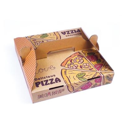 China Recycled Materials Bulk Custom Cheap Pizza Box Corrugated Pizza Box Portable 7 Inch Pizza Paper Box for sale