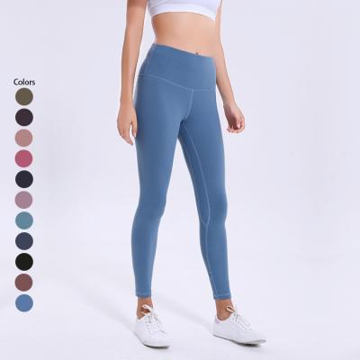 China High Waist 2021 New Arrival Breathable Workout Leggings Inside Pocket Tights Running Women Yoga Pants for sale