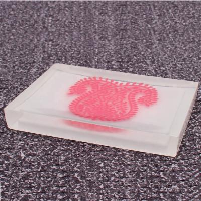 China Sustainable Hot New Products Home And Hotel Fashion Design Polyresin Toilet Bathroom Accessories Soap Dish for sale