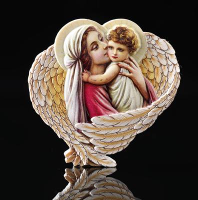 China Shape Jesus Virgin Mary Angels Three-Dimensional Fridge Magnet Christianity Fridge Magnets Home Products Hot Sale Resin Magnet for sale