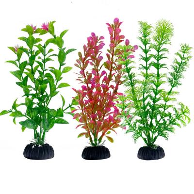 China Hot Selling Aquarium Stocked Amazon Aquarium Decorative Plastic Artificial Aqua Plant for sale