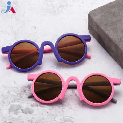 China 2023 Fashion Sunglasses Fashion Retro Toddler Kids Baby Glasses UV400 Round Frame Glasses Outdoor Kids Girls Summer Vintage Infant Sunglasses for sale