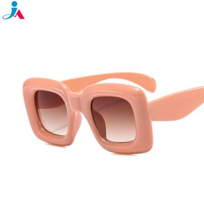 China Fashion Sunglasses New Kids Bubble Shape Square Candy Color Cute Baby Glasses Baby Sun Glasses Funny Kids Sunglasses for Kids and Women for sale