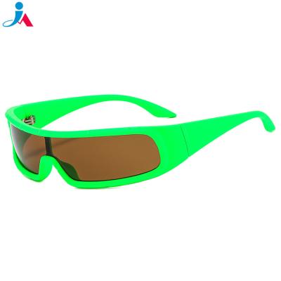 China Fashion Sunglasses 2023 Fashion Y2K Futuristic One-Piece Sports Riding Cycling Driver Cool Sun Glass Protection UV400 Sunglasses for sale