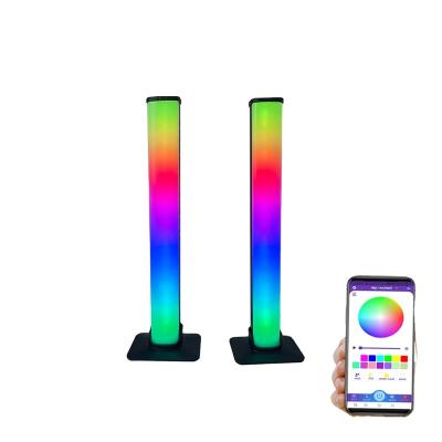 China Computer Sound Induction Music Atmosphere RGB Control Collection Rhythm Modern Office Glowing Sound Light for sale