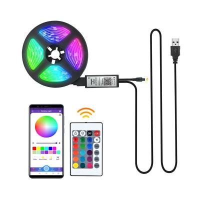 China Music Sync TV Backlight Smart RGB Led Lights With App Control Light Strips Led Strip Lights Diy Mode Sync With Music for sale