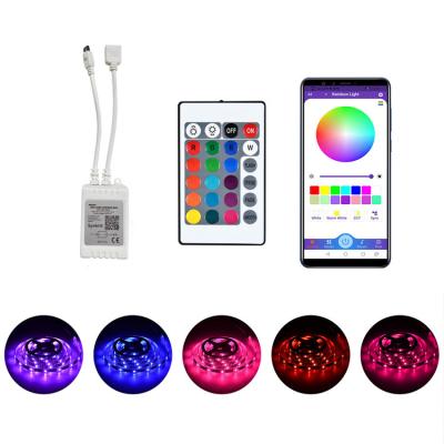 China Wireless Smart Control Dc5-24V Smart Strip Lights Remote Control RGB Led Controller Smart Controller For Strip Light Synchronization With Music for sale