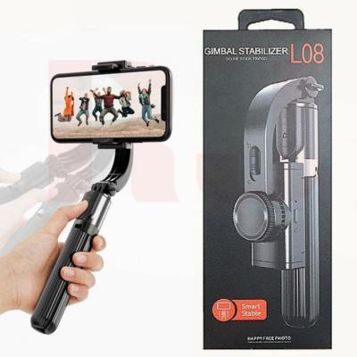 China L08 Selfie Shooting Stick Gimbal Stabilizer Smart Live Stand Tripod 360 Rotation Handheld Anti-shake Video Selfie Stabilizer for Phone for sale