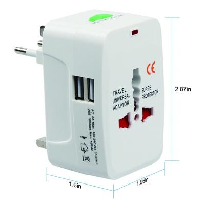 China New 2023 Universal Mobile Phone Study Abroad EU USA R-U Power Convert Plug Travel Adapter Plug Travel Charger Universal Charger for sale