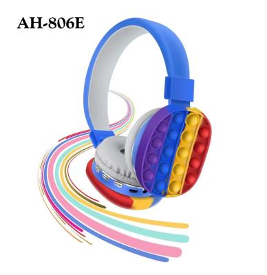 China Hot Selling Earphone Decompress Toy Headset Wireless Headphones Stereo Edge Gaming Headset Kid Earphones With Mic Boys Girls Gift for sale