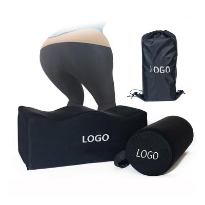 China Anti-Static Premium Barrel Booty Pillow Set with Carry Bag - Butt Lift Faja Post Surgery Recovery Pillow and Back Support Pillow Barrel Set for sale