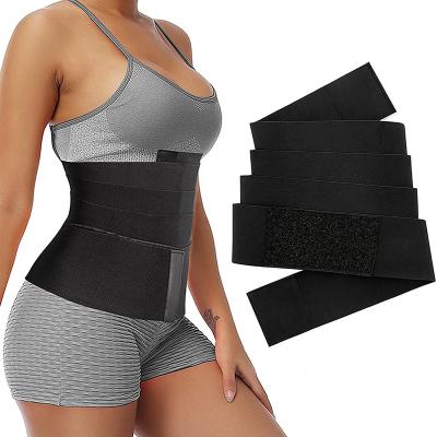 China Slimming Latex Waist Trainer Adjustable and Comfortable Quick Snatch Bandage Women Slimming Belly Wrap Belt Bandage Wrap Waist Trainer 5m for sale