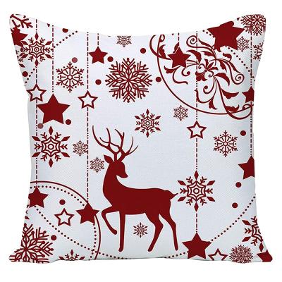 China Chritsmas Decor Tile Back Cushion Anti-static Redondos Funda Cohin Navidad de decorativos de Cojines for sale