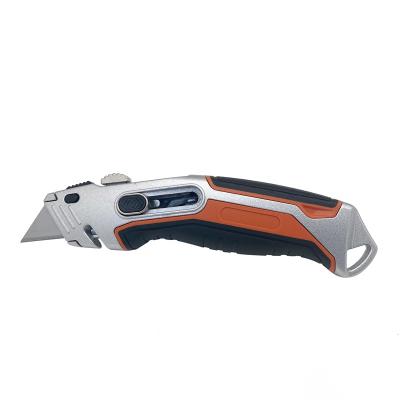 China Non-slip Handle Quick Change Blade Knife and Automatic Retractable Serving Knife for sale