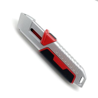 China Wholesale Automatic Retractable Utility Knife Multifunctional Safety Utility Knife Cutting for sale