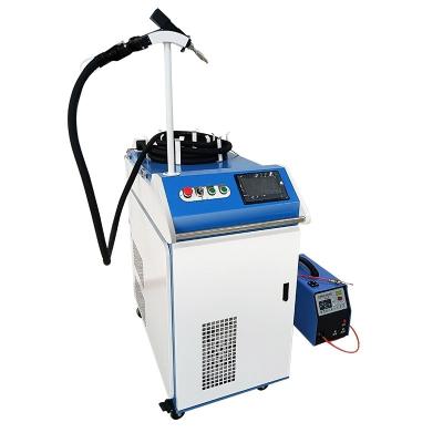 China Cheap hot sale 1000w 1500w 2kw handheld continuous fiber laser welding machine for metal steel for sale