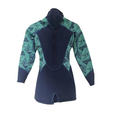 China Wholesale Fashionable Swim Scuba Diving Wetsuit Long Sleeve Shorts Diving Suit Adult Wetsuit for sale