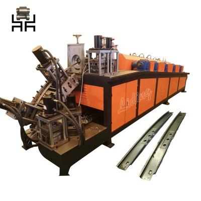 China Building Material Shops Bending Gauge Light Steel Machine Metal Slide Rail Channel Steel Bending Roll Forming Making Machine for sale