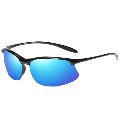 China Hot Selling Light/Glareless/Reduced Light Blue Gray Windproof Polarized Sunglasses Eye Fatigue Custom Sports Glasses Sunglasses Sport Sun Glasses for sale