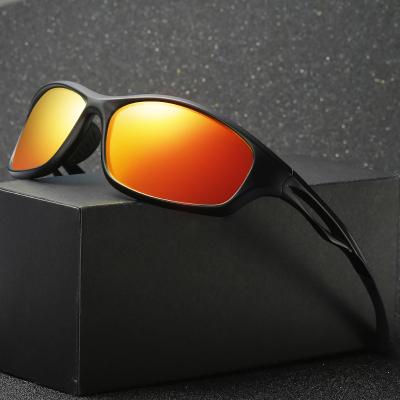 China Lightweight/Glareless/Reduced Eye Fatigue TR90 UV400 Round Sunglasses Sport Viper Sunglasses Men Sports Eyewear Cycling Sunglasses for sale