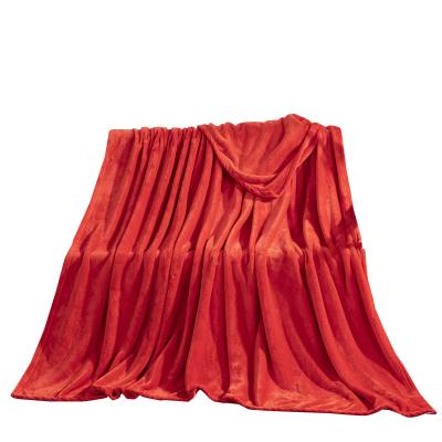 China Large PORTABLE Best Quality Discount Factory Supply Solid Color Blanket for sale