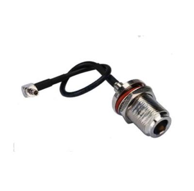 China Good quality right angle crc9 connector to female n rf cable assembly GA-CRC9-N-04a for sale