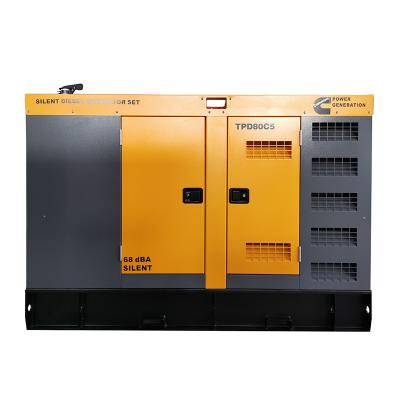 China High performance 	Container Type Generator  80KW/100KVA Cummins Industrial Type Generator Set for sale