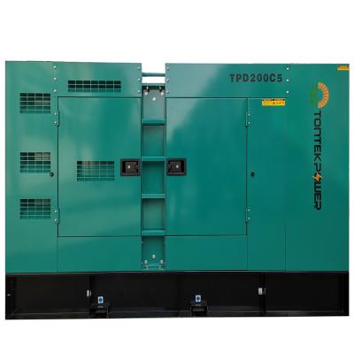 China Single Bearing Silent Diesel Generators 180kw Three Phase Low Rpm Diesel Engine Set By Cnmc zu verkaufen