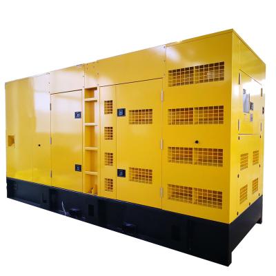 China 440kva Yellow Diesel Generator Set Rectangle Silent Diesel Generator  Efficient Te koop