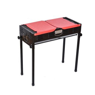 China Easily Assembled Portable Commercial Outdoor Kitchen Charcoal BBQ Grills Set Grills Portable BBQ Grill for sale