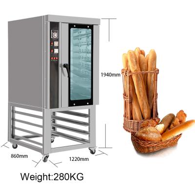 China YOSLON factory (computer snack version) electric industrial hot air convection oven of 10 trays convection ovens for sale