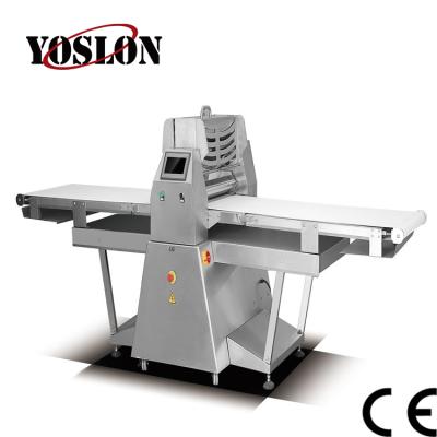 China Automatic Commercial Processing Plant YOSLON Dough Sheeter Vegetable Sheeter Floor-standing Foldable Pastry Sheeter for sale