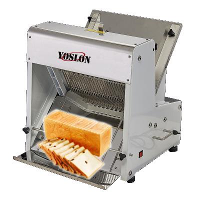 China Snack Factory Yoslon RTS 31pcs Cutter, Commercial Automatic Electric Cutter Machine Bread Slicer for Bread Toast for sale