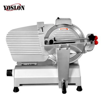 China YOSLON YSN-B300B-2 hotels kitchen semi-automatic meat slicer commercial meat cutting machine for sale