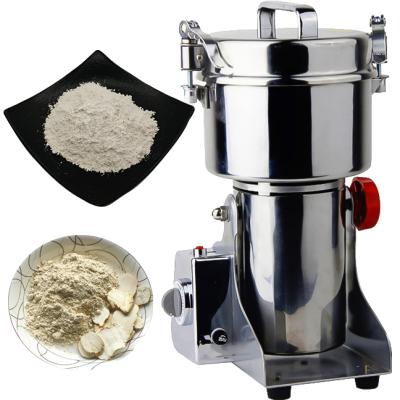 China 1000G 2400W Medicine Processing Beans Spices Dry Grinding Machine /Grain Grinder Cereal Food Mill Coffee Grinder for sale