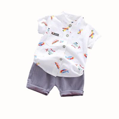 China China Wholesale Casual Boys Clothing Set Toddler Clothing Boy Shirt Boys Pants Set for sale