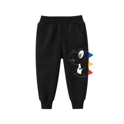 China Anti-pilling Kids Boys Dinosaur Sports Pants Autumn Children Sweatpants Casual Cotton Spring for sale