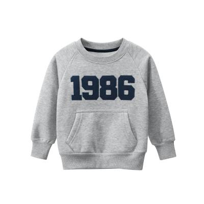 China Kids Autumn Winter Casual Sports Long Sleeve Fleece Reversible Comfortable Sweatshirt In Stock for sale