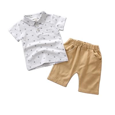 China Moq Kid Wear Boy Casual Bottoms Manufacturer Set Two Piece Set For Infant Little Boys for sale