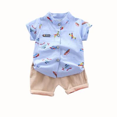 China Perfect Quality Casual Toddler Baby Kid Boy Outfit Set Short Pants Gentleman Clothes Set for sale