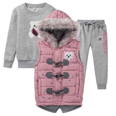 China The style is novel and the workmanship is excellent new promotion 2020 style warm winter children girl clothes clothing set for sale