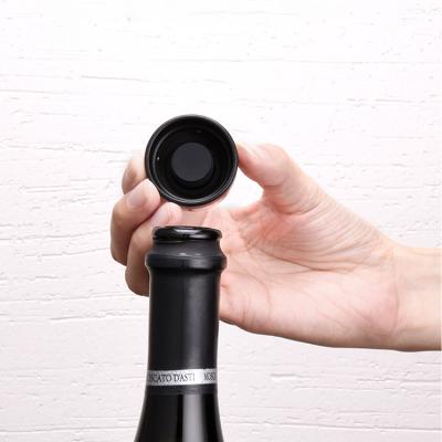 China Non Spill Food Grade A3491 Silicone Champagne Stopper Wine Bottle Stopper Portable Sealing Plug Wine Stoppers Bar for sale