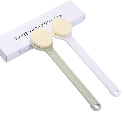 China P1323 Home Sustainable Use Large Size Long Handle Wash Brush Bath Room Hanging Soft PP Cleaning Brush for sale