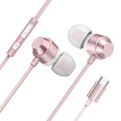 China INMAXX PC072 Matel In-Ear Digital Type-C Earphone With Slide Volume Control for sale