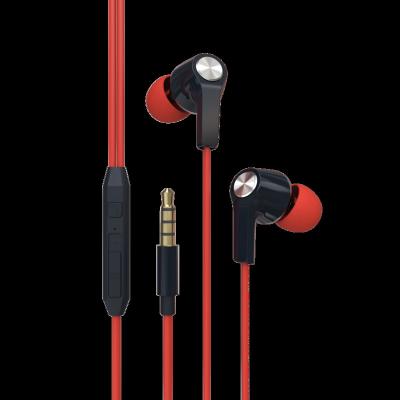 China In-Ear Headphones With Sport Metal Bass Earphones Wired Headphones With Colorful Cable Stereo Microphone for sale