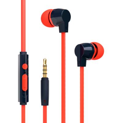 China 2021 Top In-Ear Sales Clear Calling Music 3.5mm Plug Universal Mobile Phone Wired In-Ear Earphone With MIC for sale